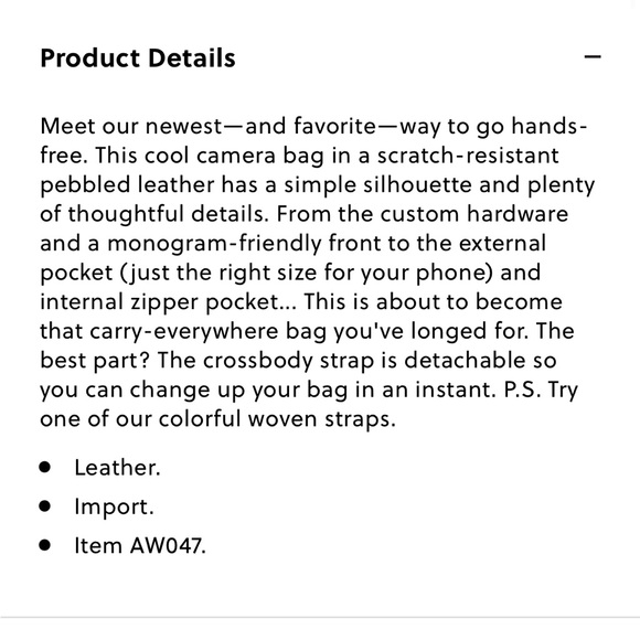 J. Crew Bags Jcrew Camera Bag Poshmark